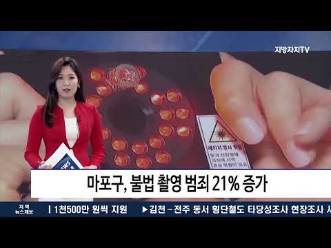 마포구, 불법 촬영 범죄 21% 증가