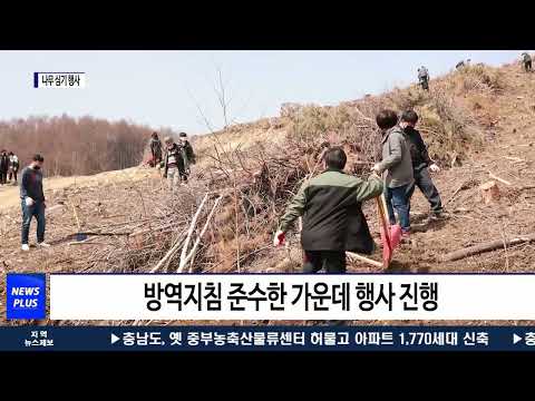 횡성군, 제77회 식목일 나무 심기 행사