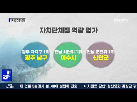 지자체평가…지역마다 강점 도드라져