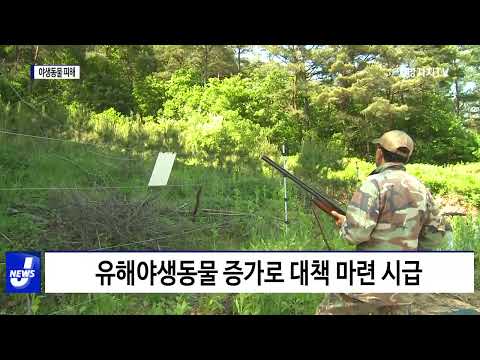 평창군, ‘유해야생동물 피해 예방시설 설치’ 지원