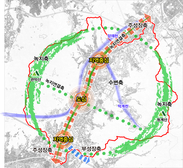 경기도, 2035년 과천 도시기본계획 승인…인구 14만 명 목표