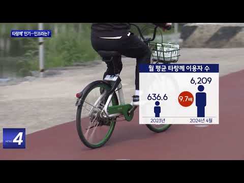 광주광역시 공영자전거 ‘타랑께’ 이용↑