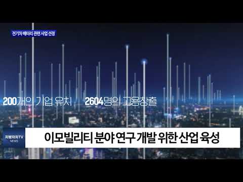 횡성군, 전기차 배터리 관련 사업 선정