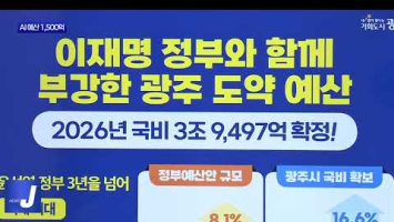 광주광역시, 국비 16%증액...AI 예산 1500억 확보