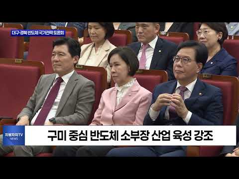 국회서 대구·경북 반도체 전략 논의